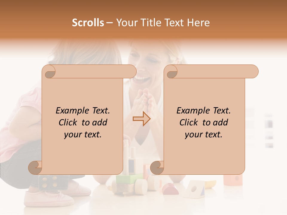 Living Family Truck PowerPoint Template