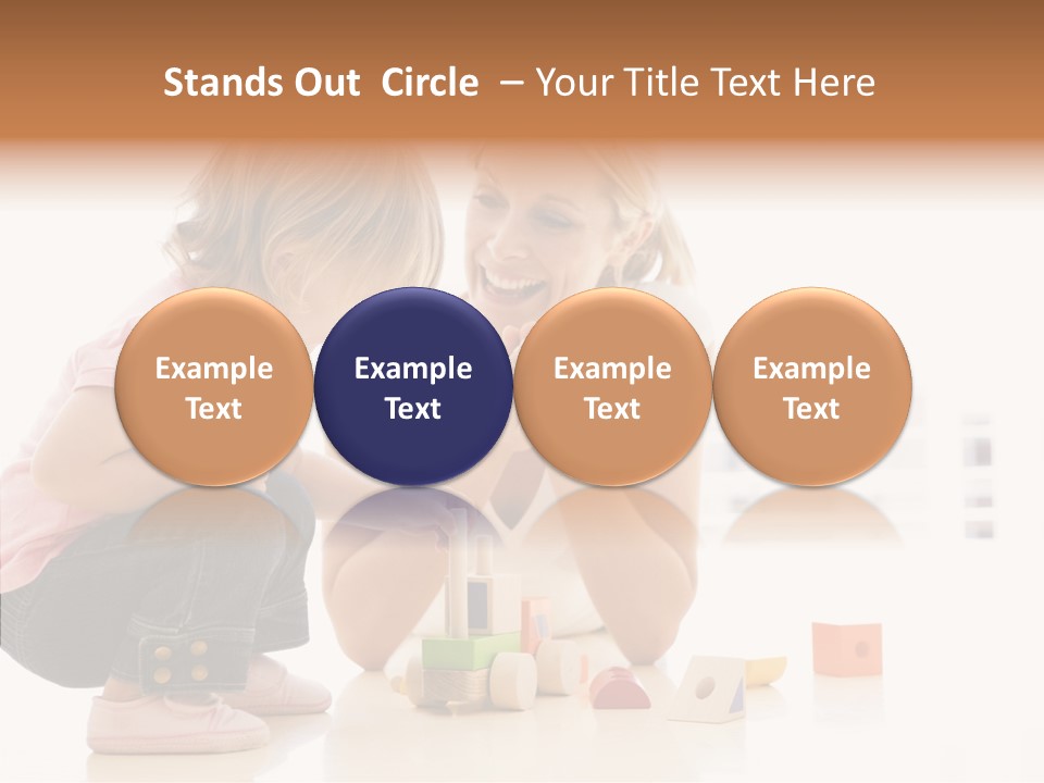 Living Family Truck PowerPoint Template