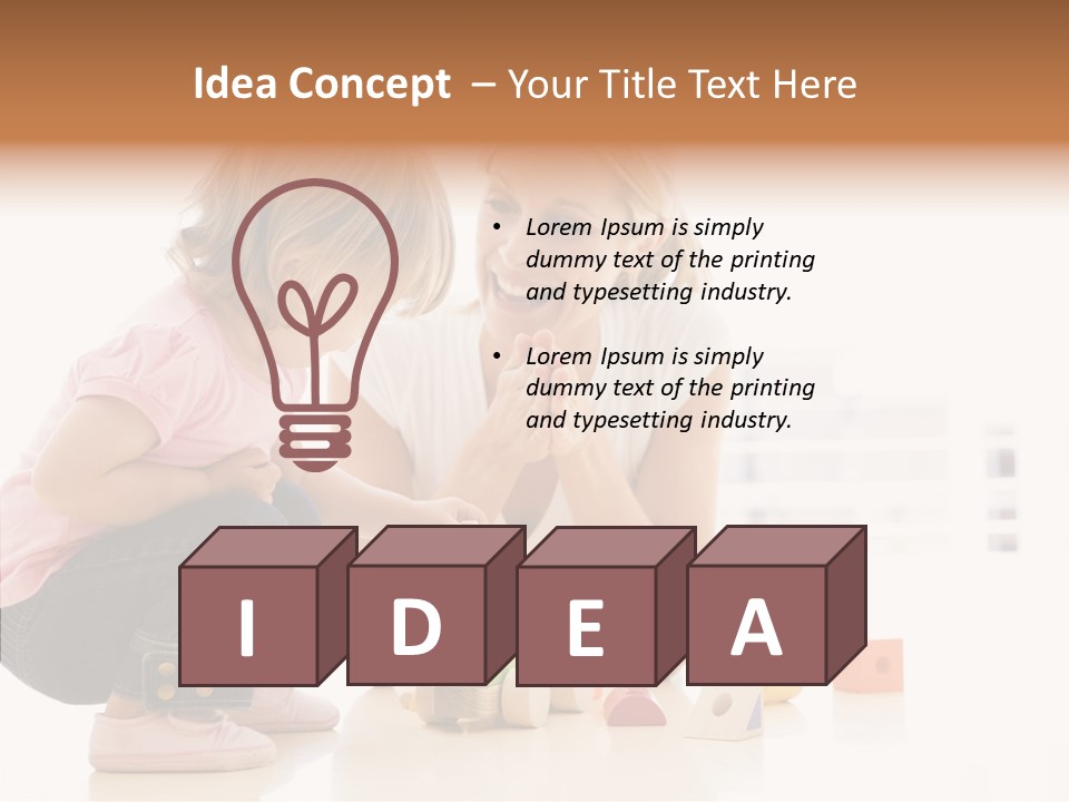 Living Family Truck PowerPoint Template