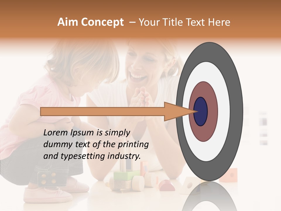 Living Family Truck PowerPoint Template