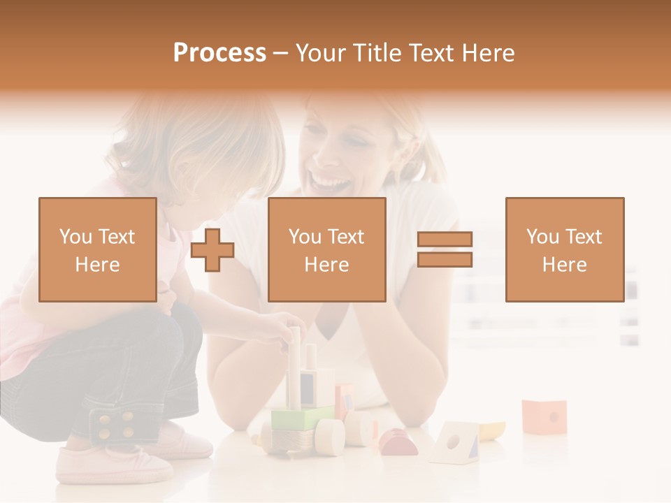 Living Family Truck PowerPoint Template