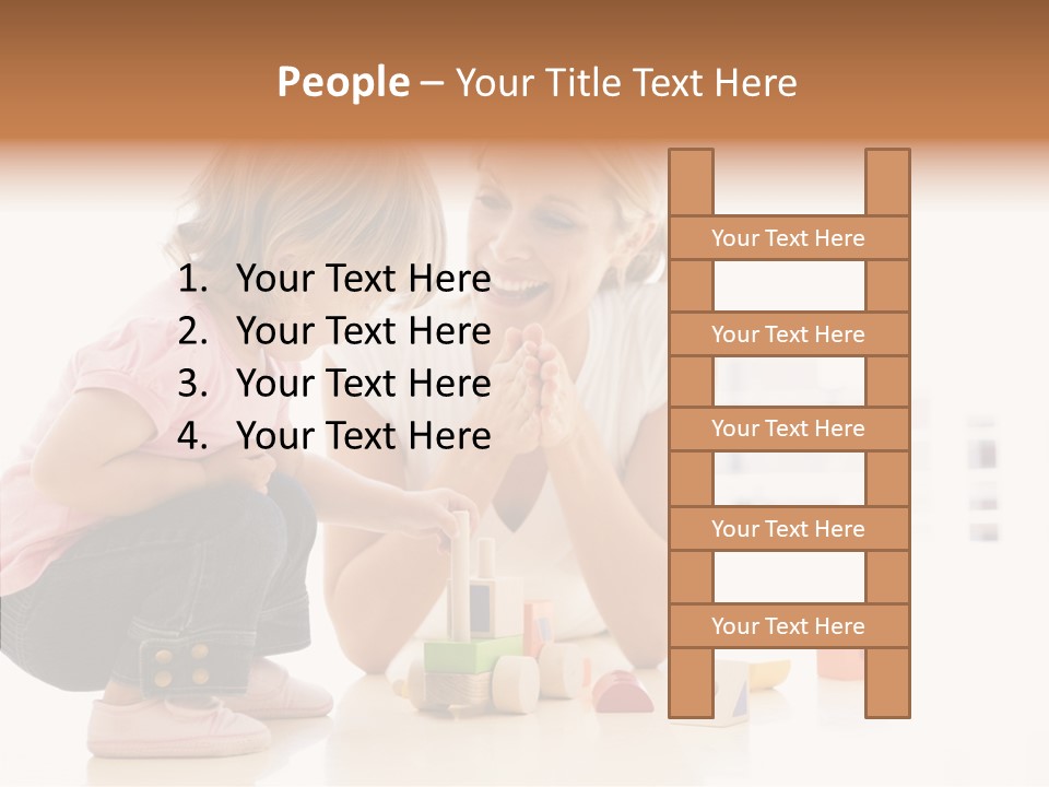 Living Family Truck PowerPoint Template