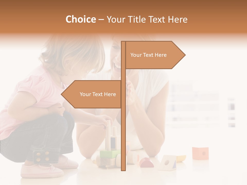 Living Family Truck PowerPoint Template