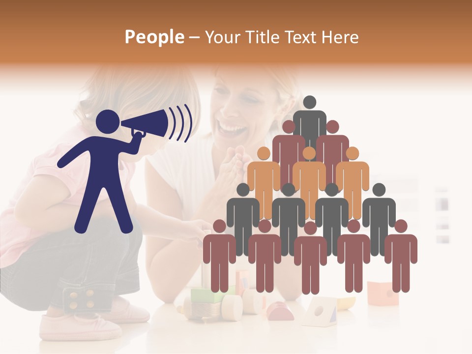 Living Family Truck PowerPoint Template