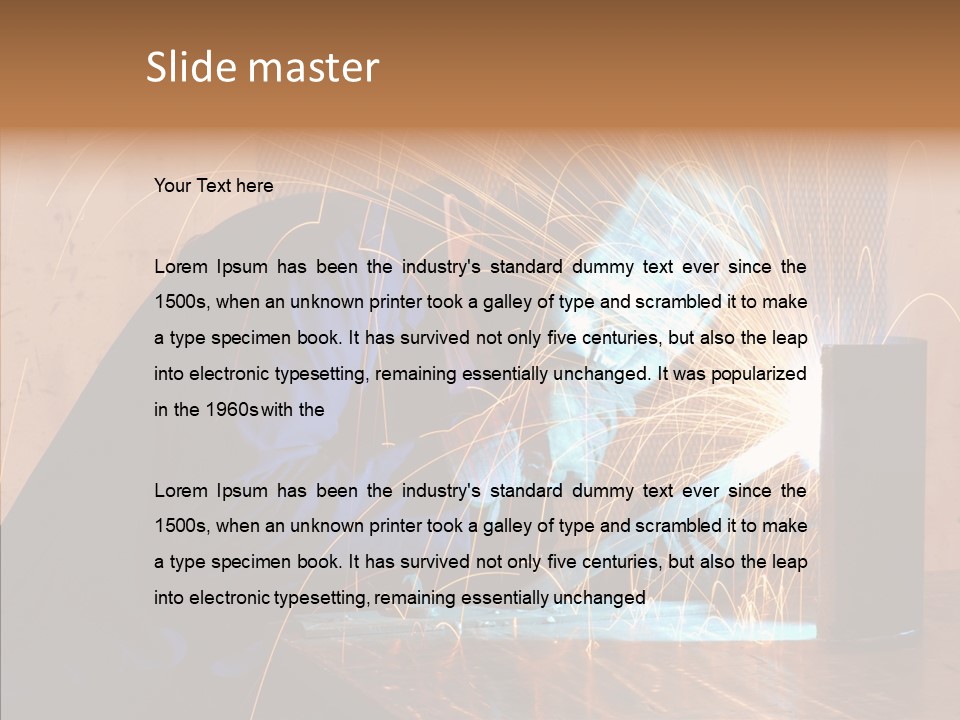 Flame Indoor Industrial PowerPoint Template