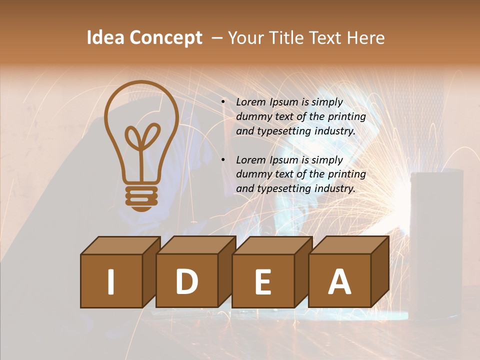 Flame Indoor Industrial PowerPoint Template