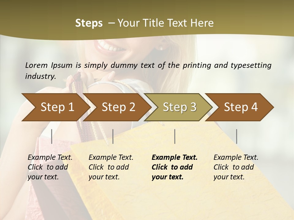 Clothing Luxury Hand PowerPoint Template