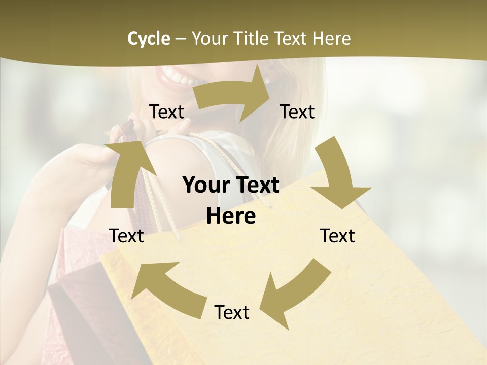 Clothing Luxury Hand PowerPoint Template