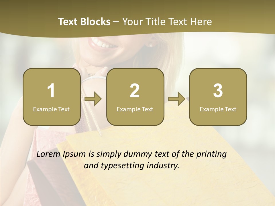 Clothing Luxury Hand PowerPoint Template