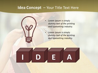 Clothing Luxury Hand PowerPoint Template
