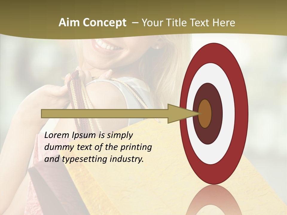 Clothing Luxury Hand PowerPoint Template