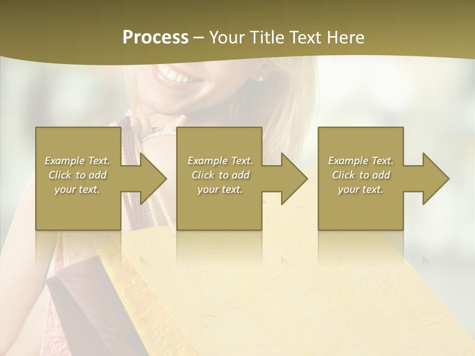 Clothing Luxury Hand PowerPoint Template
