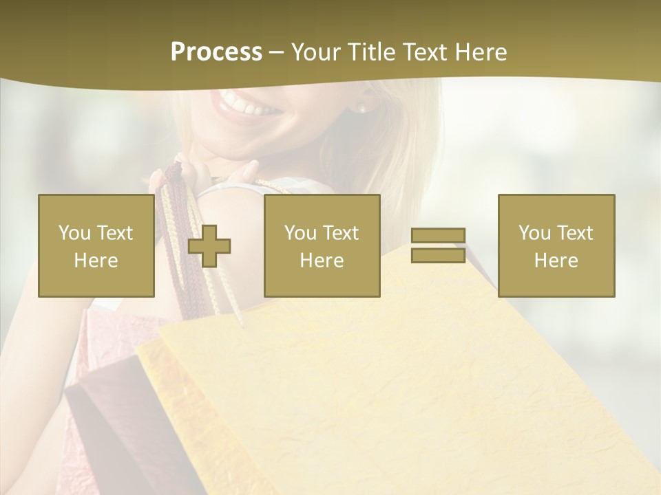 Clothing Luxury Hand PowerPoint Template
