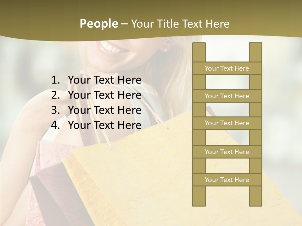 Clothing Luxury Hand PowerPoint Template