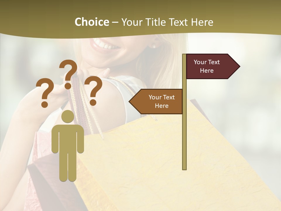 Clothing Luxury Hand PowerPoint Template