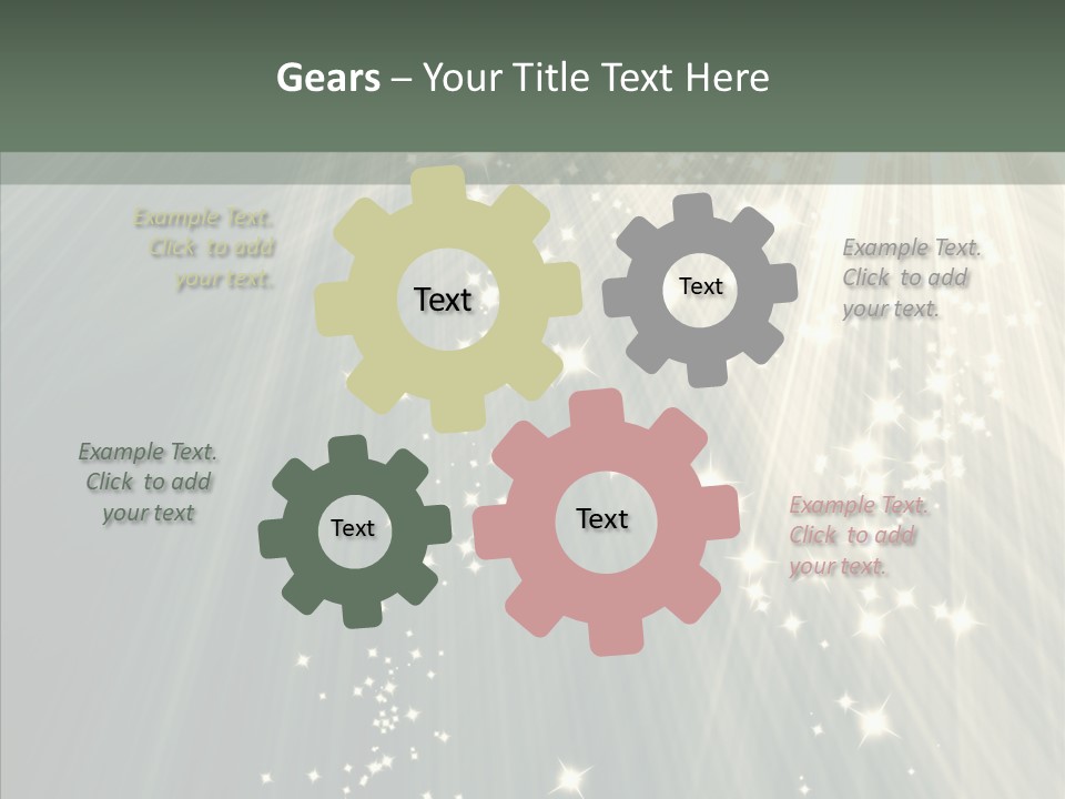 Entrance Author Performance PowerPoint Template