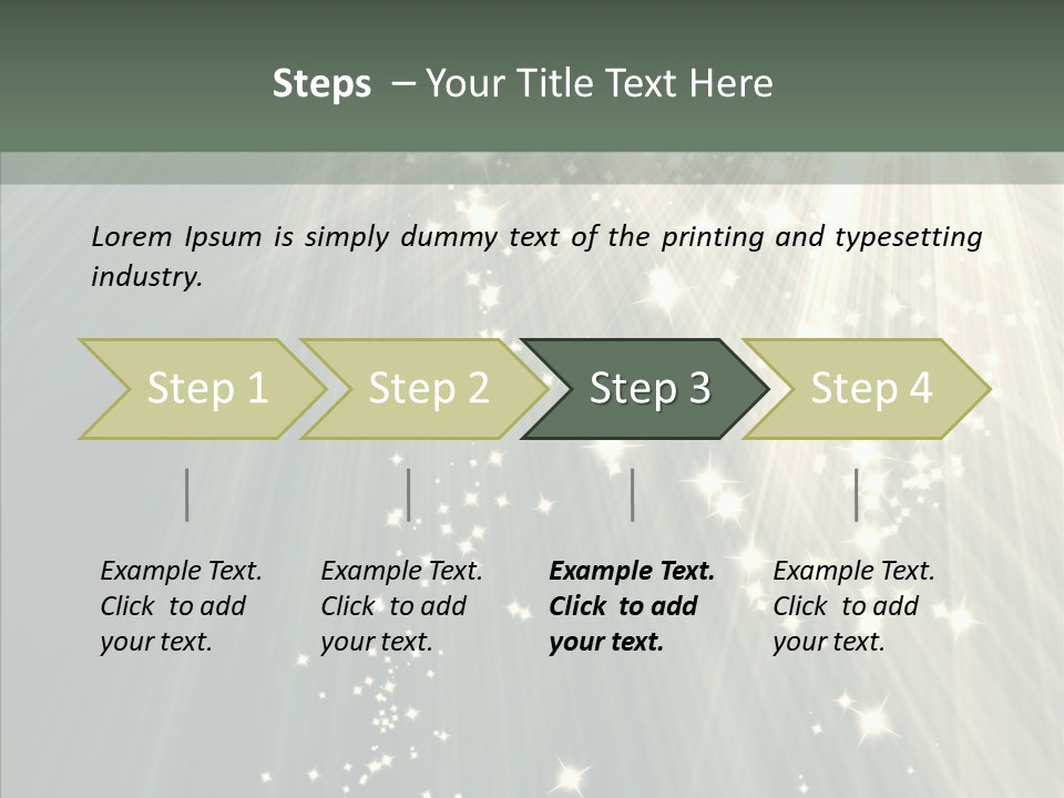 Entrance Author Performance PowerPoint Template
