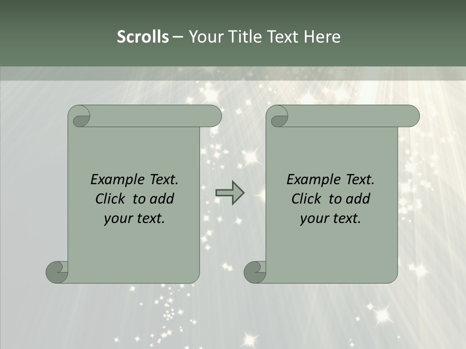 Entrance Author Performance PowerPoint Template