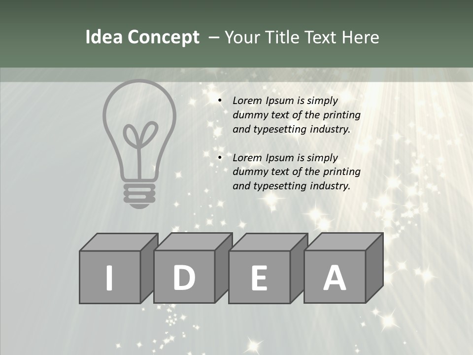 Entrance Author Performance PowerPoint Template