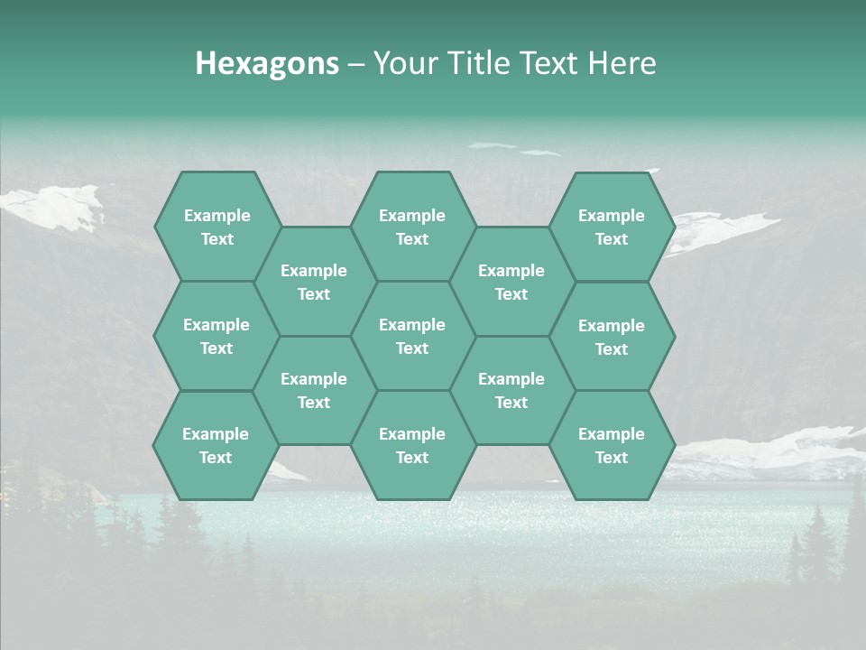 Woods Snow Quiet PowerPoint Template