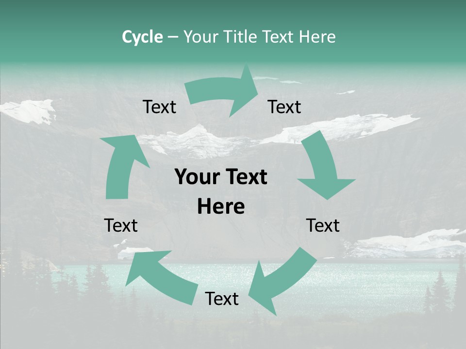 Woods Snow Quiet PowerPoint Template