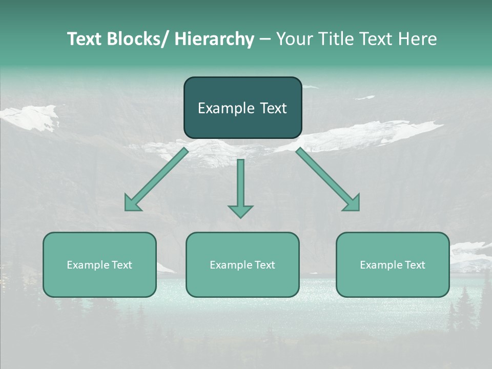 Woods Snow Quiet PowerPoint Template
