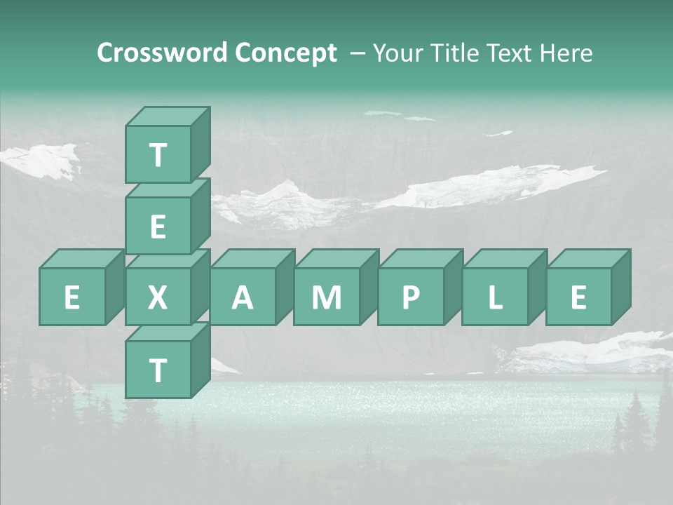 Woods Snow Quiet PowerPoint Template