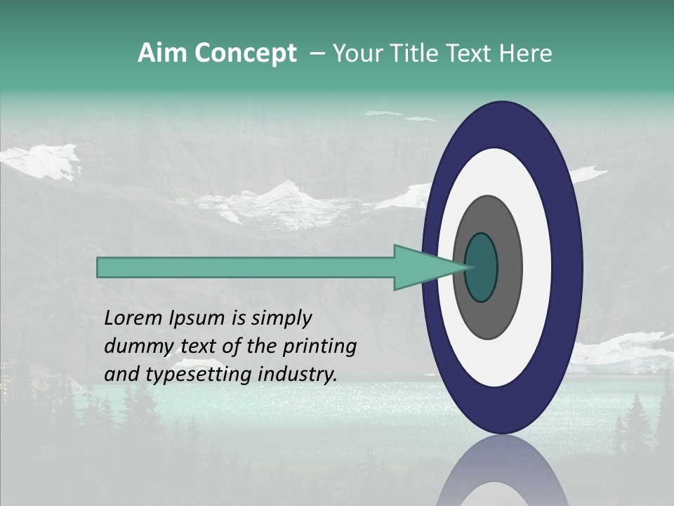 Woods Snow Quiet PowerPoint Template