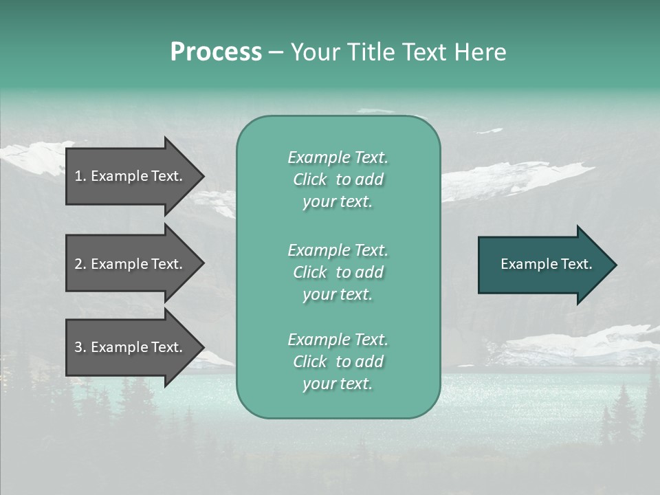 Woods Snow Quiet PowerPoint Template