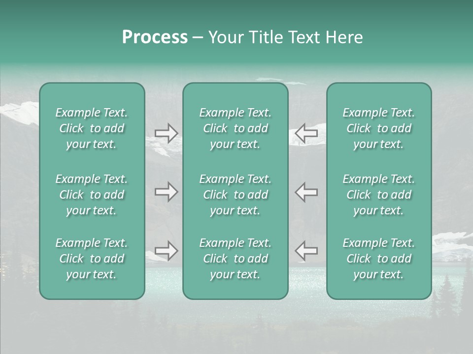 Woods Snow Quiet PowerPoint Template
