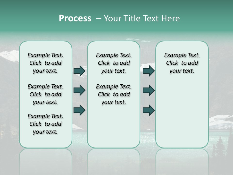 Woods Snow Quiet PowerPoint Template