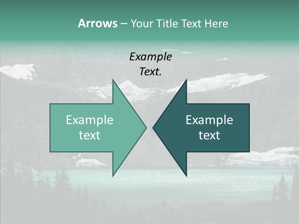 Woods Snow Quiet PowerPoint Template