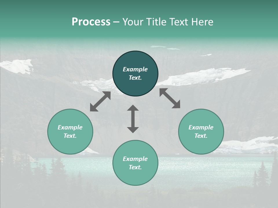 Woods Snow Quiet PowerPoint Template