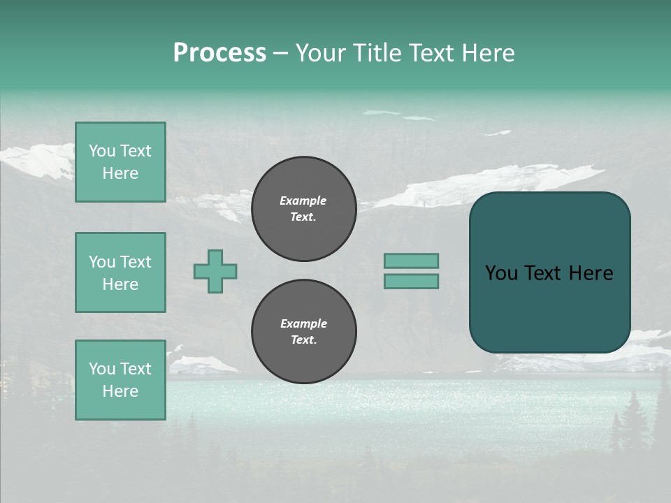 Woods Snow Quiet PowerPoint Template
