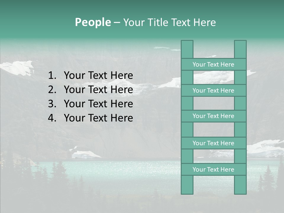 Woods Snow Quiet PowerPoint Template