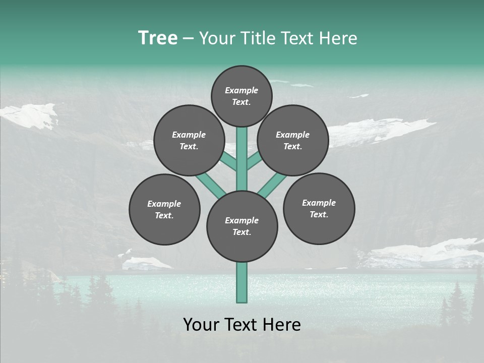 Woods Snow Quiet PowerPoint Template