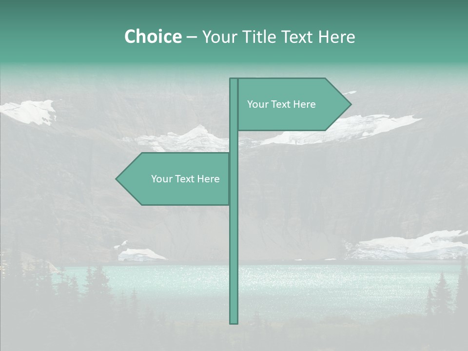 Woods Snow Quiet PowerPoint Template