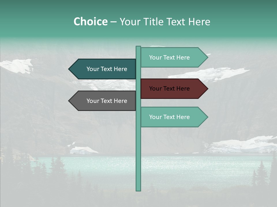 Woods Snow Quiet PowerPoint Template