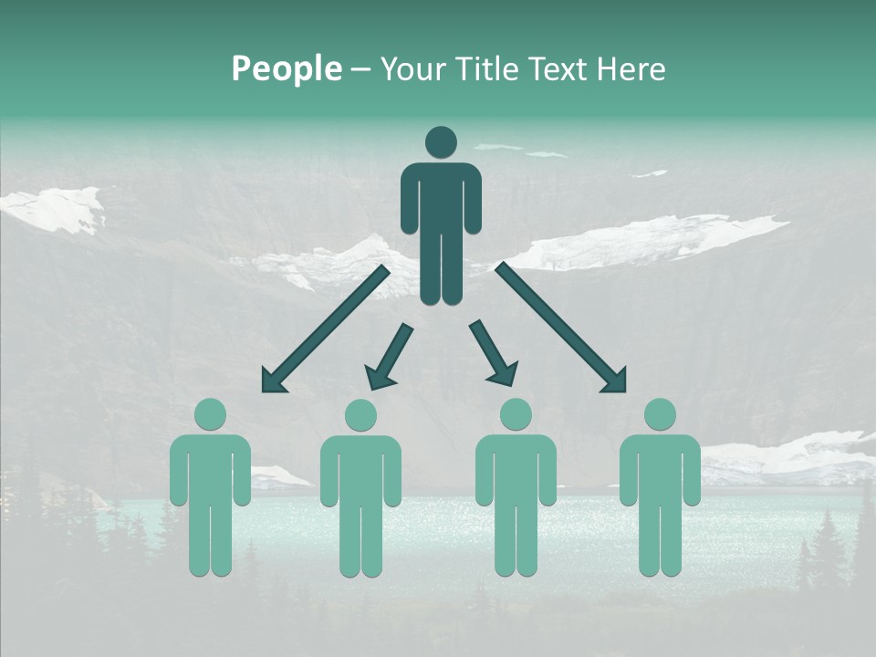 Woods Snow Quiet PowerPoint Template