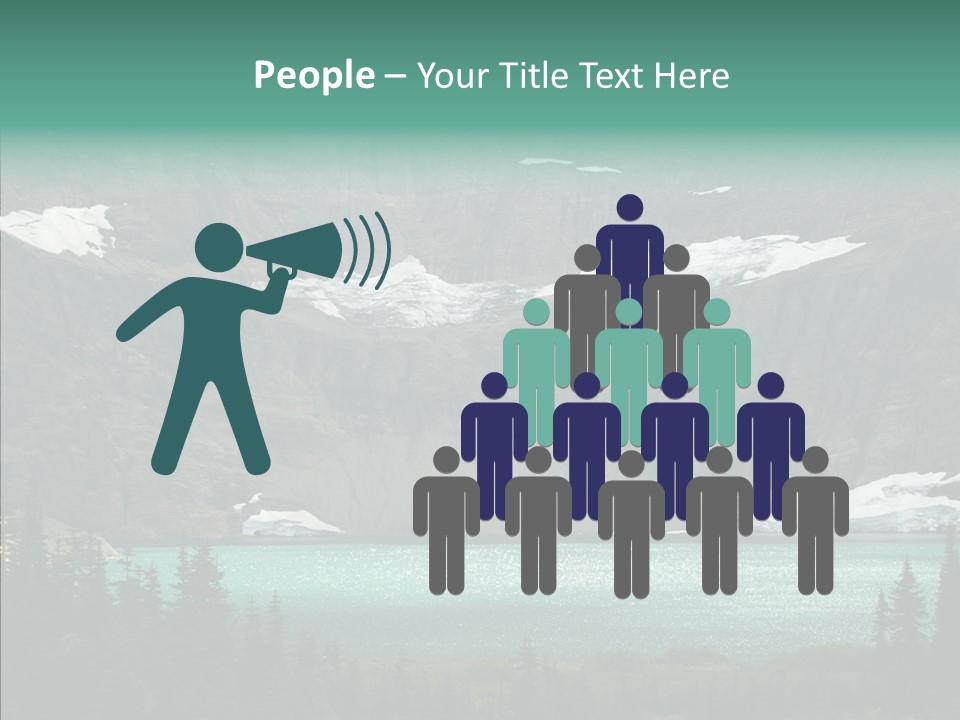 Woods Snow Quiet PowerPoint Template