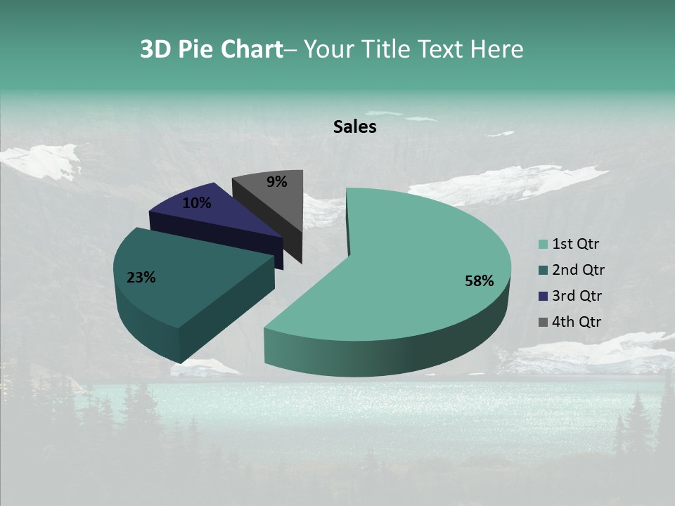 Woods Snow Quiet PowerPoint Template