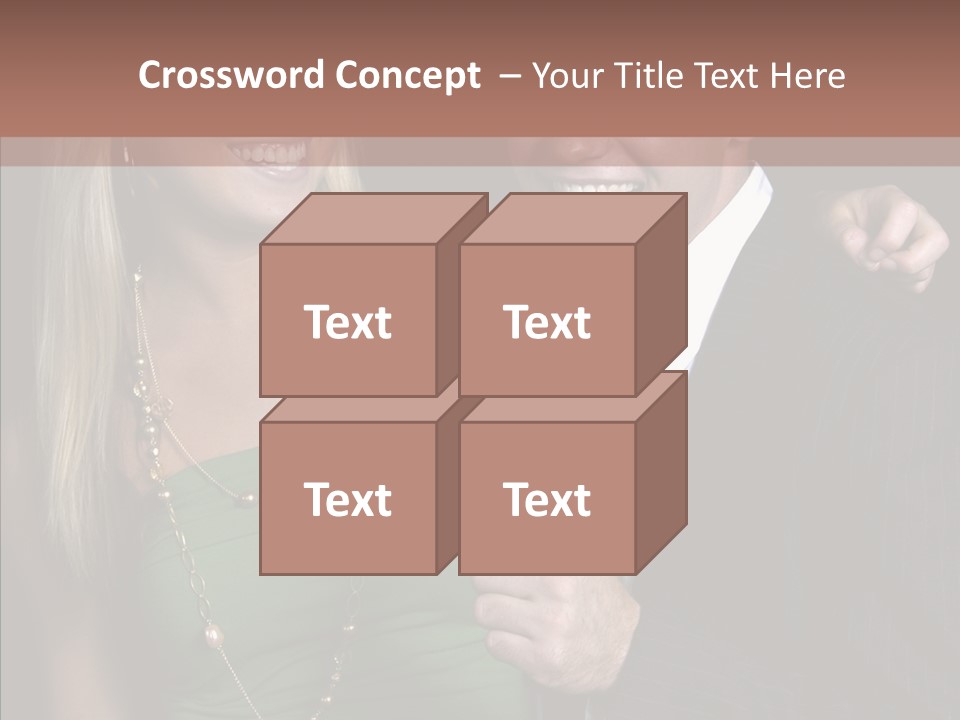 Actress Night Man PowerPoint Template