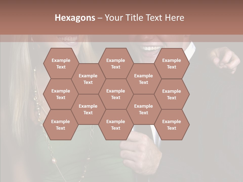 Actress Night Man PowerPoint Template