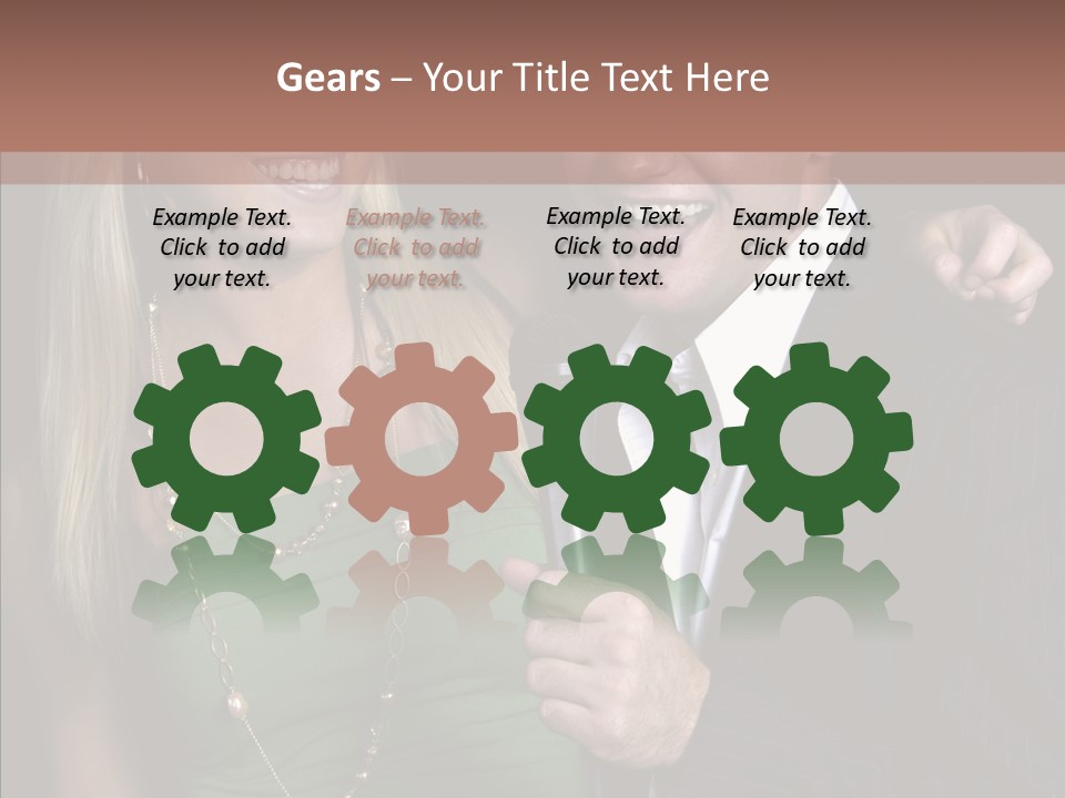 Actress Night Man PowerPoint Template