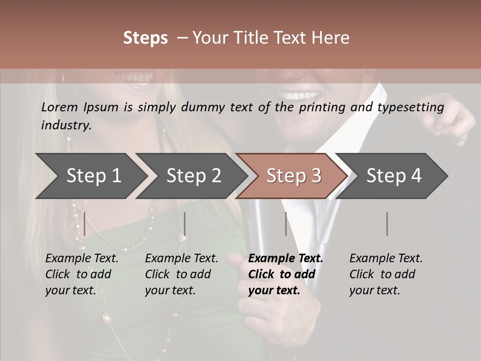 Actress Night Man PowerPoint Template