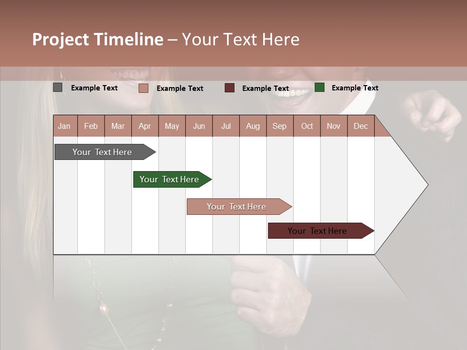Actress Night Man PowerPoint Template