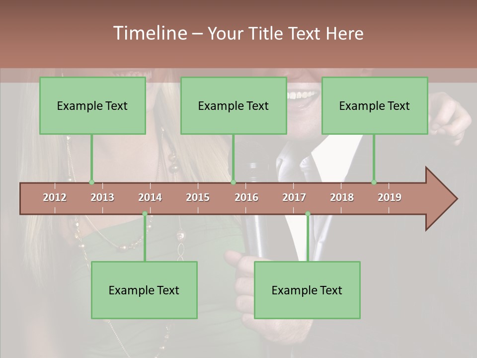 Actress Night Man PowerPoint Template