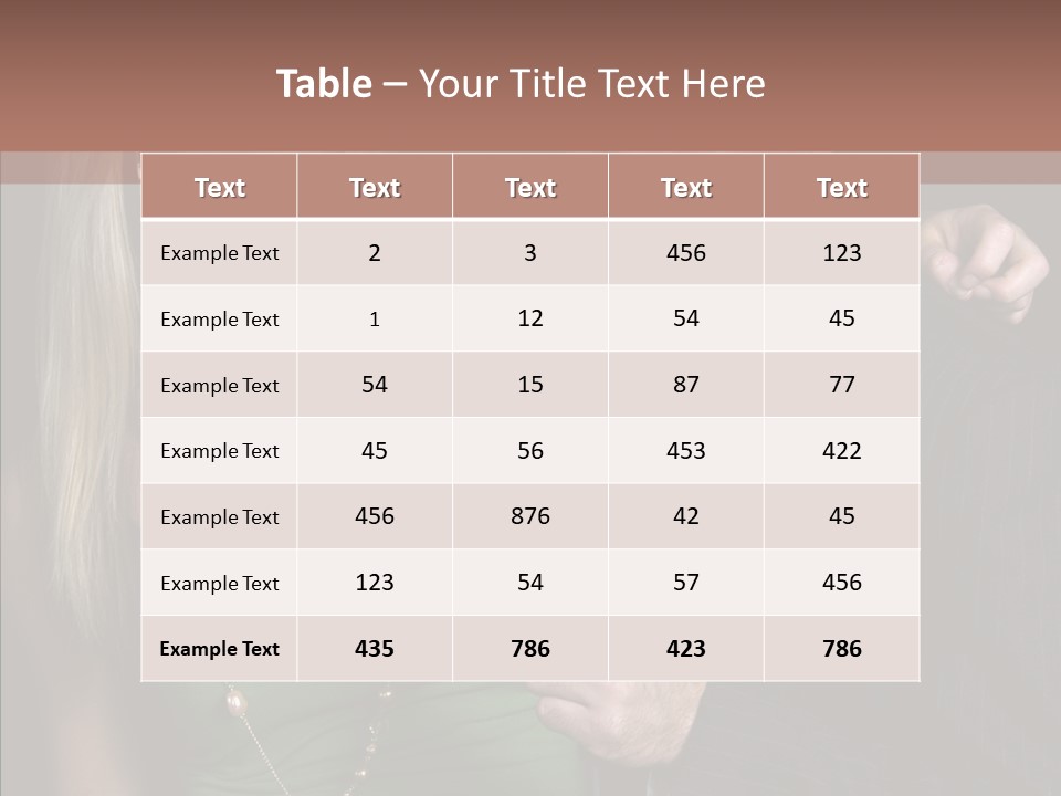 Actress Night Man PowerPoint Template