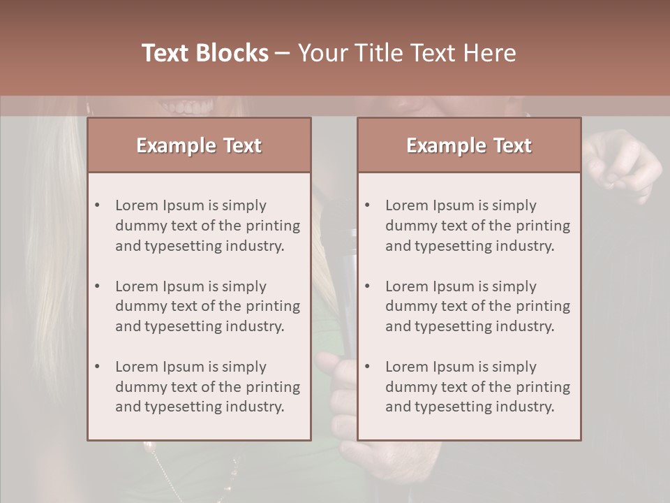 Actress Night Man PowerPoint Template