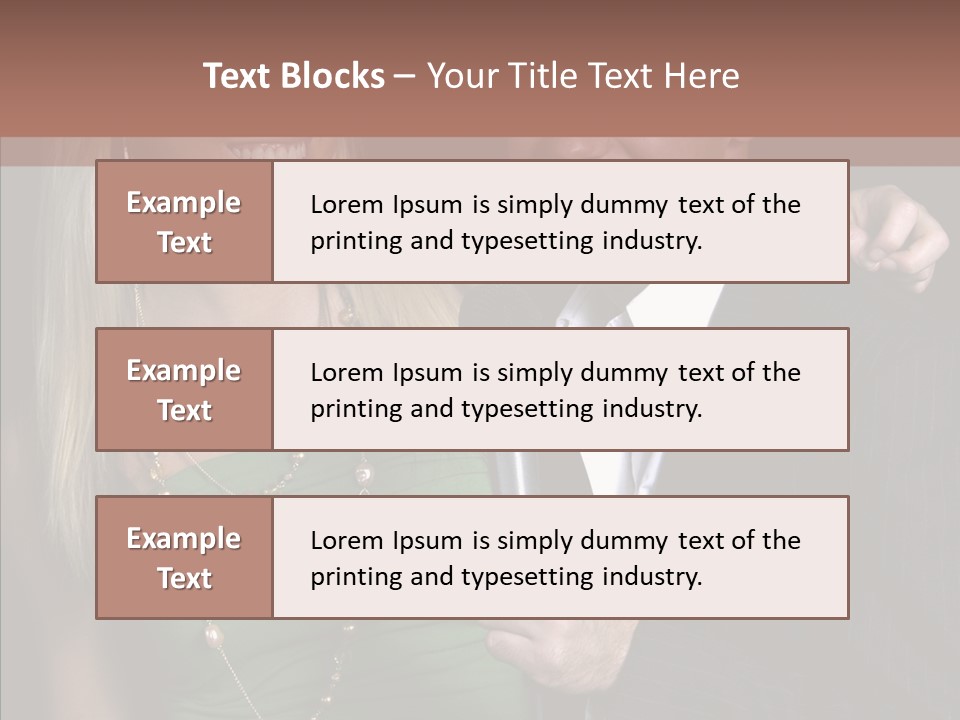 Actress Night Man PowerPoint Template